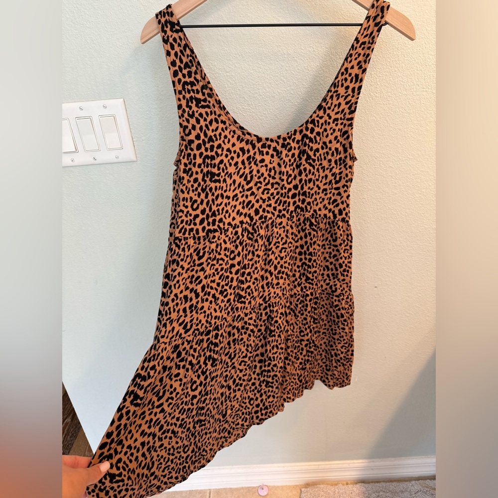 Saltwater Luxe cheetah print Noah mini dress - Picture 8 of 9